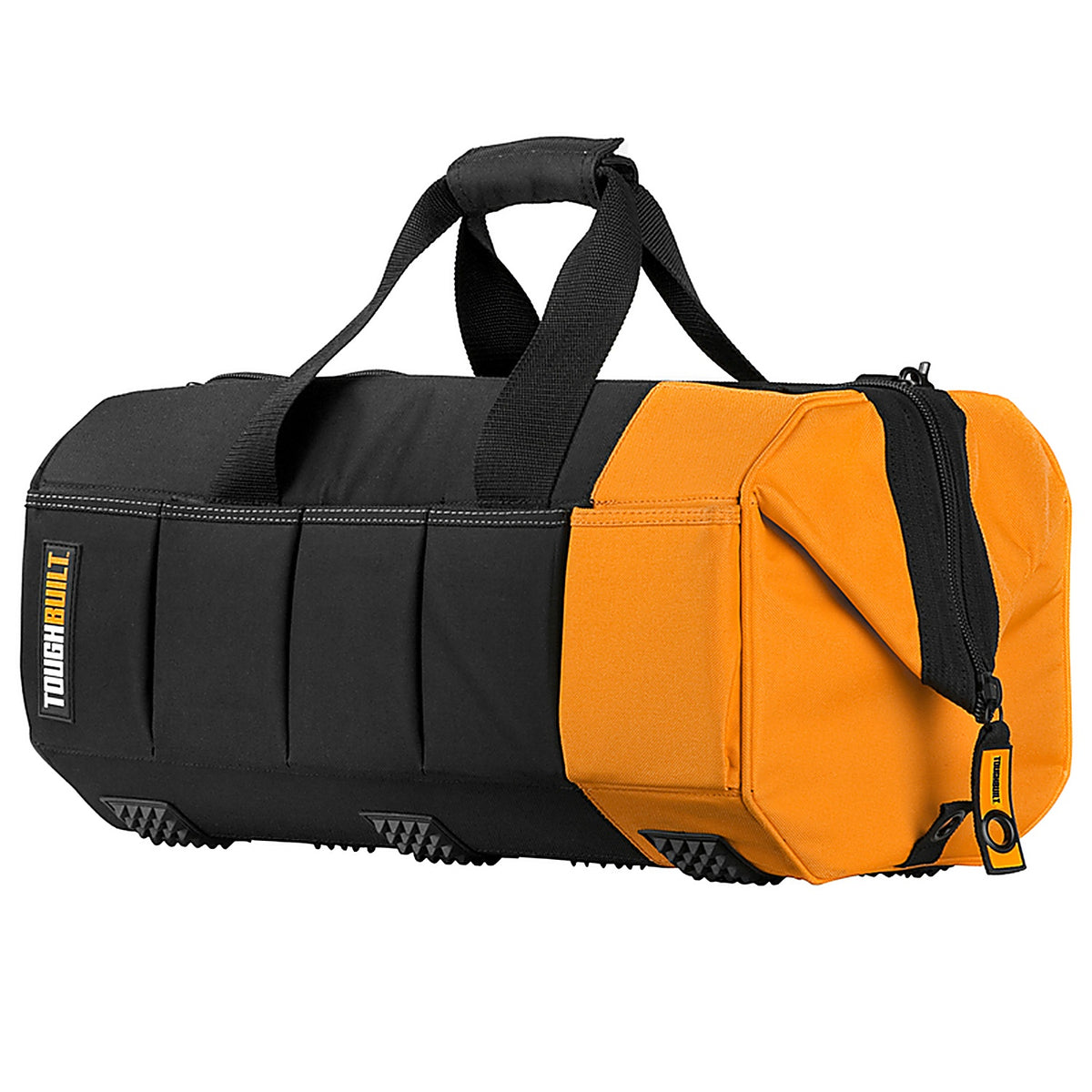 ToughBuilt TB-60-20-1BES 6.5 in. W X 10.5 in. H Polyester Massive Mouth Tool Bag 51 pocket Black/Gray/Orange 1 pc