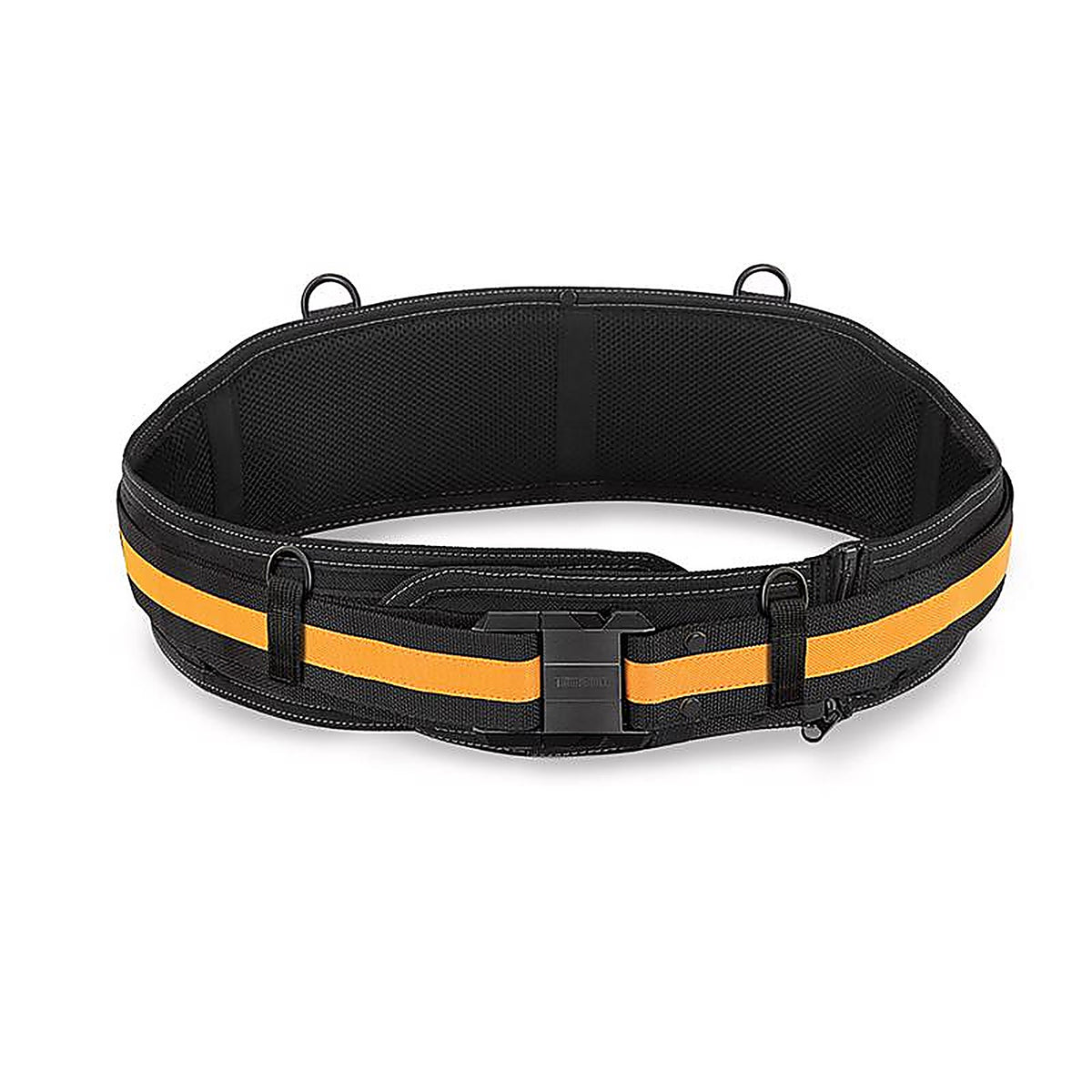 ToughBuilt TB-CT-41P-2BES Polyester Heavy Duty Padded Belt with Back Support 4.25 in. L X 13.5 in. H Black/Orange O