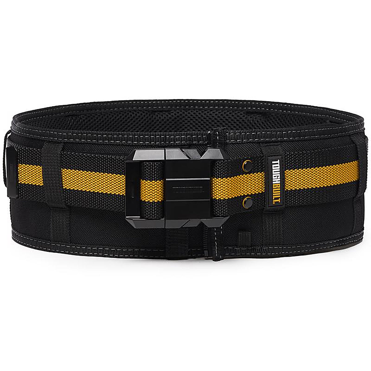 ToughBuilt TB-CT-41P-2BES Polyester Heavy Duty Padded Belt with Back Support 4.25 in. L X 13.5 in. H Black/Orange O