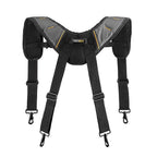 ToughBuilt TB-CT-51P-2BES 1.18 in. L X 6.3 in. W Nylon Suspenders Black/Gray 1 pair
