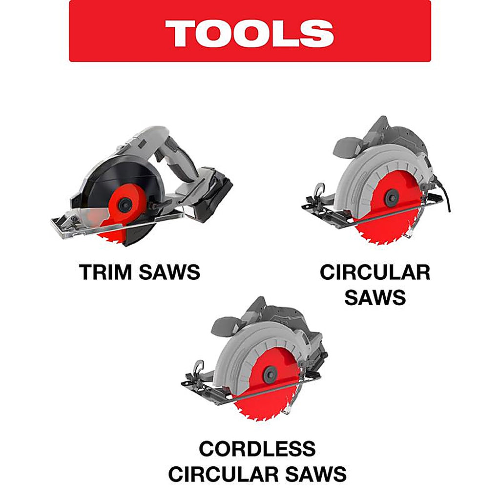 Diablo - D0624X3 - Tracking Point 6-1/2 In. D X 5/8 In. Tico Hi-Density Carbide Framing Saw Blade 24 Teeth 3 Pack