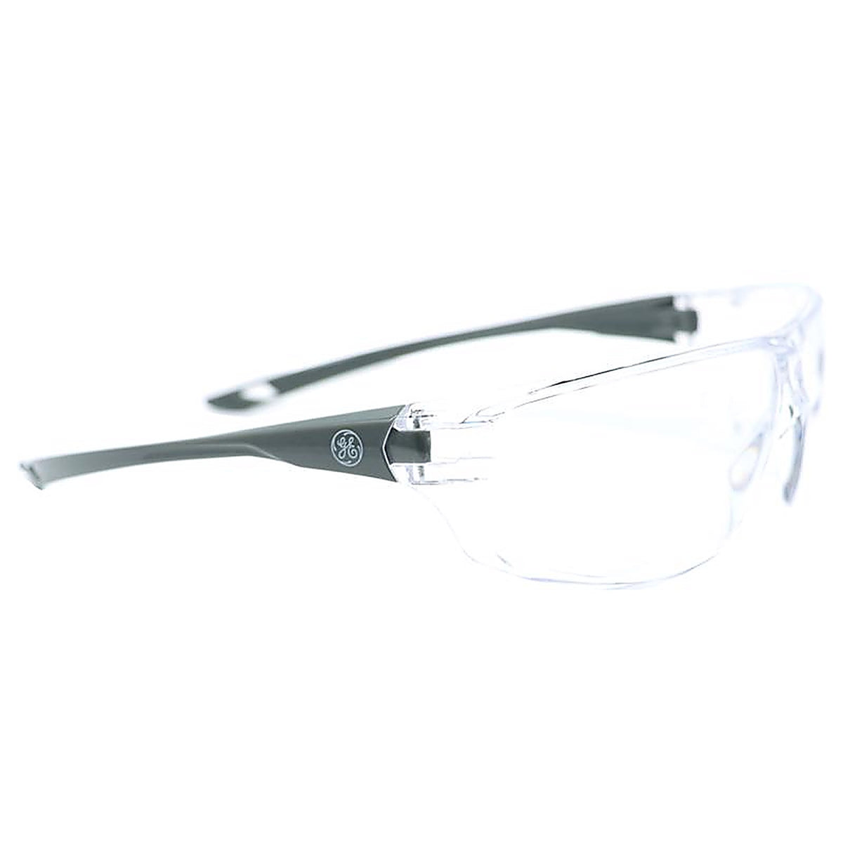 GE GE203CAF 03 Series Anti-Fog Impact-Resistant Safety Glasses Clear Lens Gray Frame 1 pk