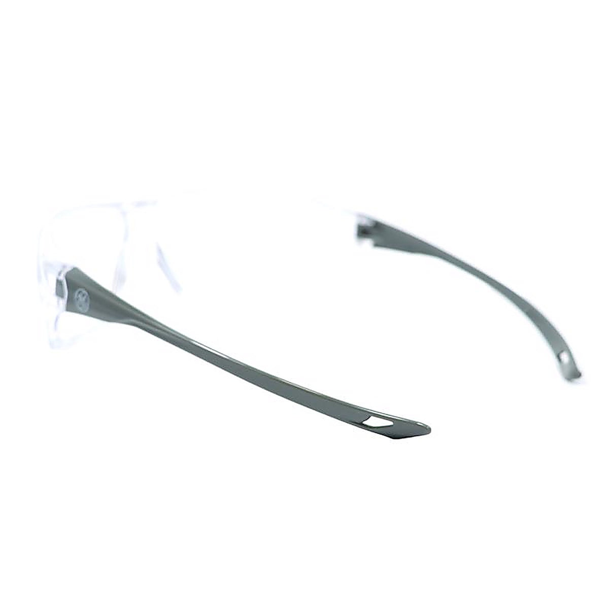 GE GE203CAF 03 Series Anti-Fog Impact-Resistant Safety Glasses Clear Lens Gray Frame 1 pk