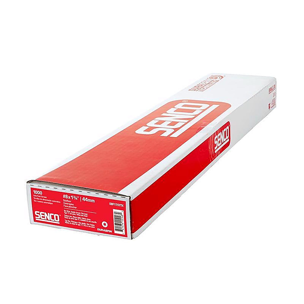Senco 08F175YTK No. 8 X 1-3/4 in. L Rex Yellow Zinc Wood Screws 1000 pk