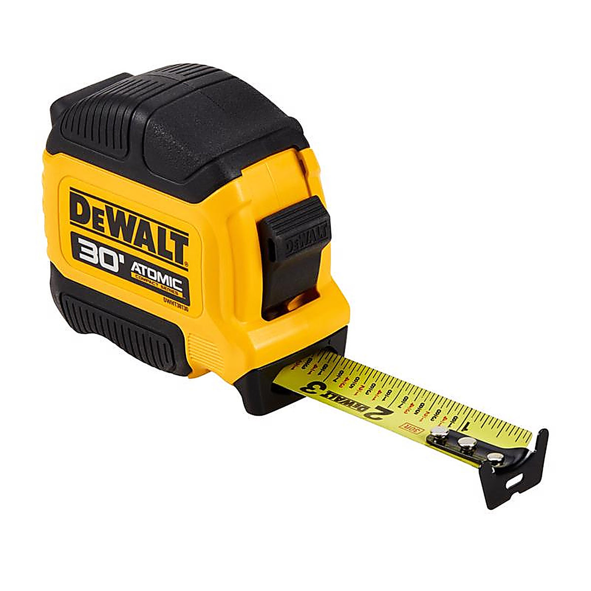 DeWalt DWHT38130S Atomic Compact 30 ft. L X 1-1/8 in. W Tape Measure 1 pk