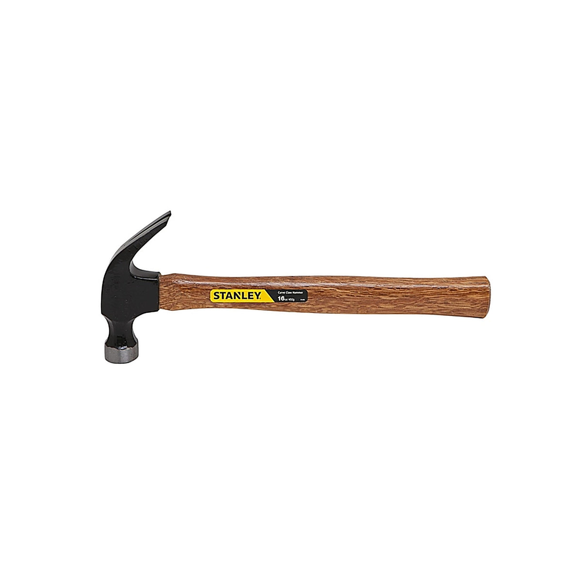 Stanley 51-616 16 oz. Smooth Face Nailing Curved Claw Hammer 5-1/4 in. Wood Handle