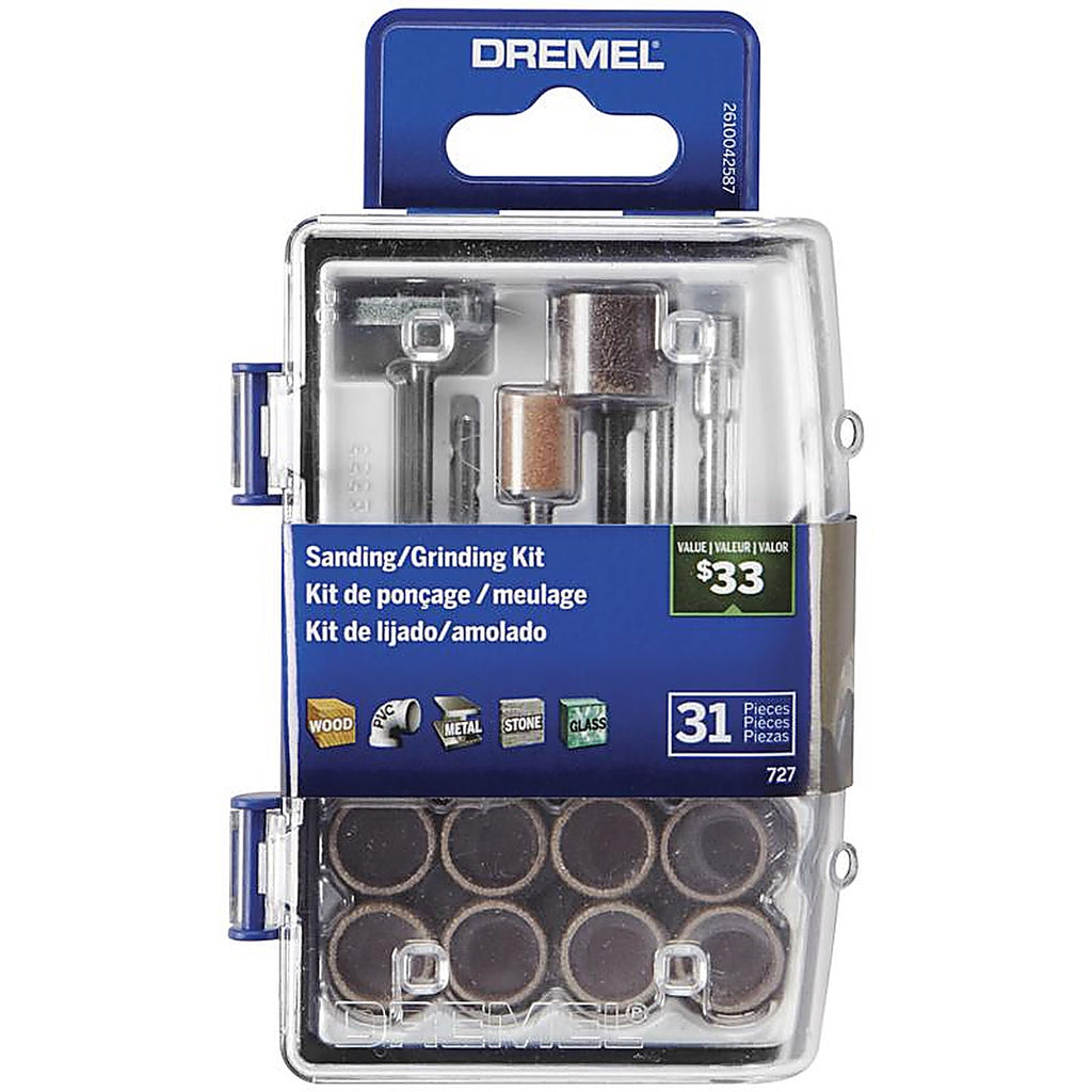 Dremel - 727-01 - Sanding and Grinding Kit 31 Piece