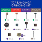 Dremel - 727-01 - Sanding and Grinding Kit 31 Piece