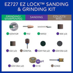 Dremel - EZ727-01 - Ez Lock Sanding and Grinding Kit 18 Piece