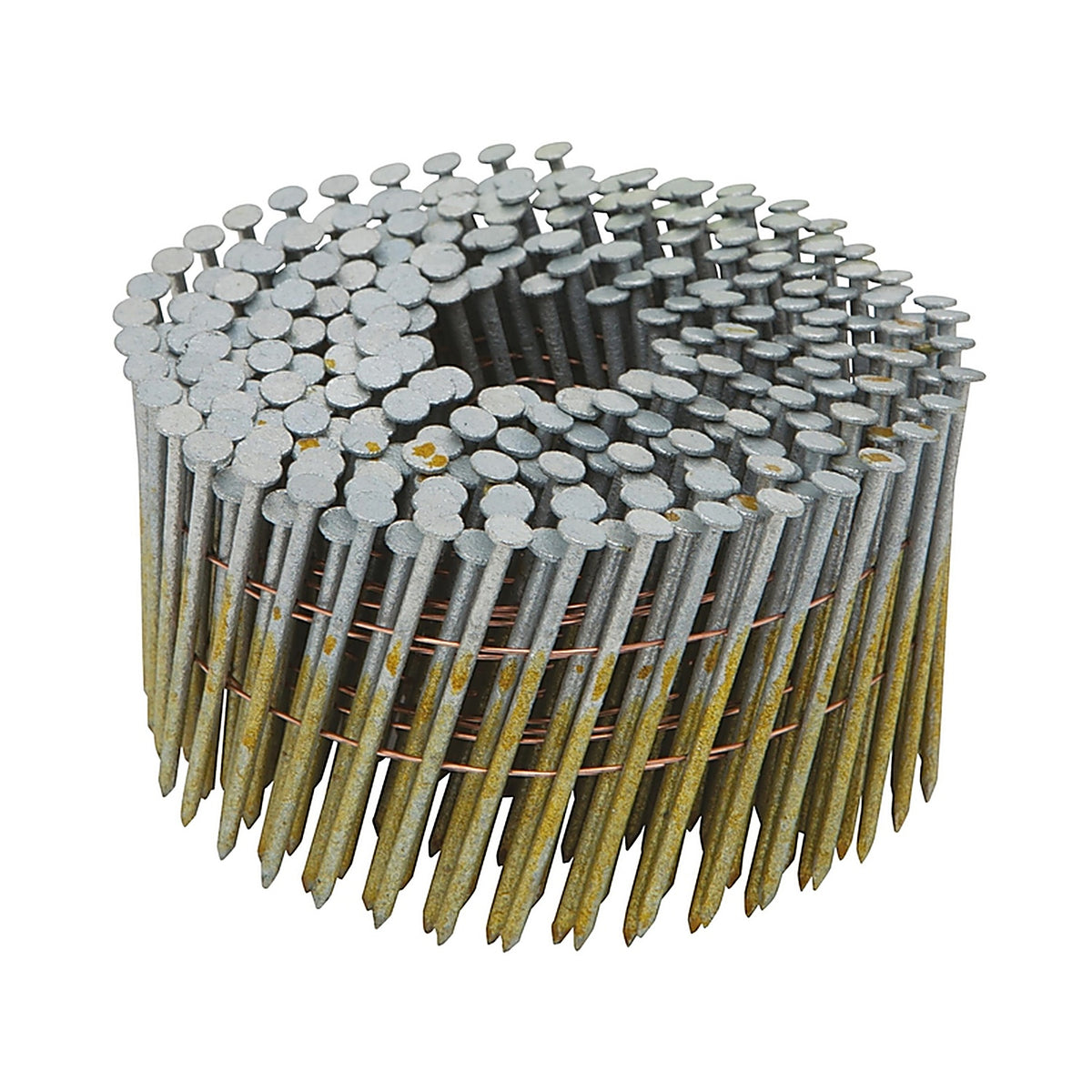 Bostitch - C8P99DG - 2-1/2 In. L X 13 Ga. Angled Coil Galvanized Framing Nails 15 Deg 3600 Pack