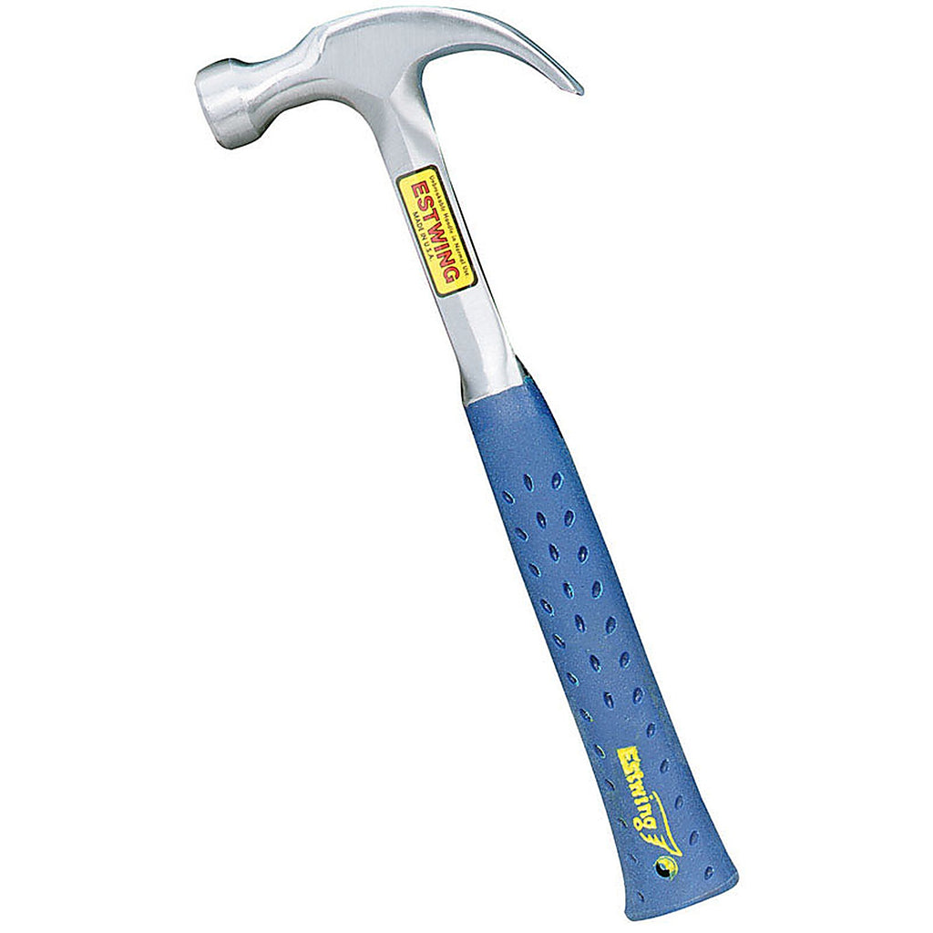 Estwing E3-16C 16 oz. Smooth Face Curved Claw Hammer Steel Handle