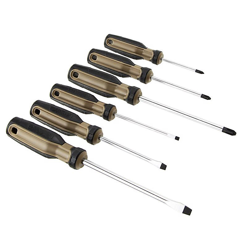 Spec Ops - SPEC-S-6PK - Phillips/Slotted Screwdriver Set 6 Piece