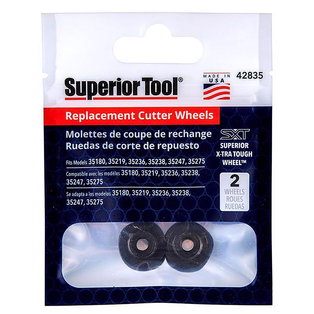 Superior Tool 42835 Replacement Cutter Wheel Black