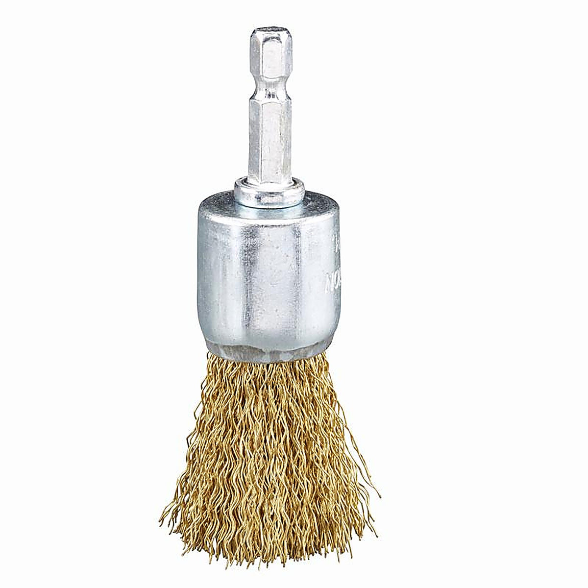 Norton - 70184609157 - Clipper 1 In. Coarse Wire End Brush Brass 4500 Rpm 1 Piece