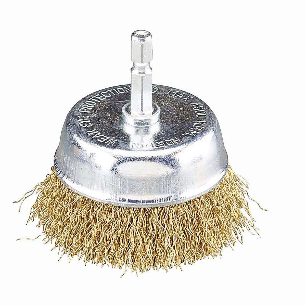 Norton - 70184609160 - Clipper 2 In. Coarse Crimped Wire Wheel Brush Brass 4500 Rpm 1 Piece