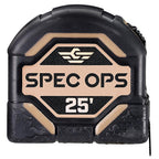 Spec Ops - SPEC-TM25 - 25 Ft. L X 3.12 In. W Tape Measure 1 Pack