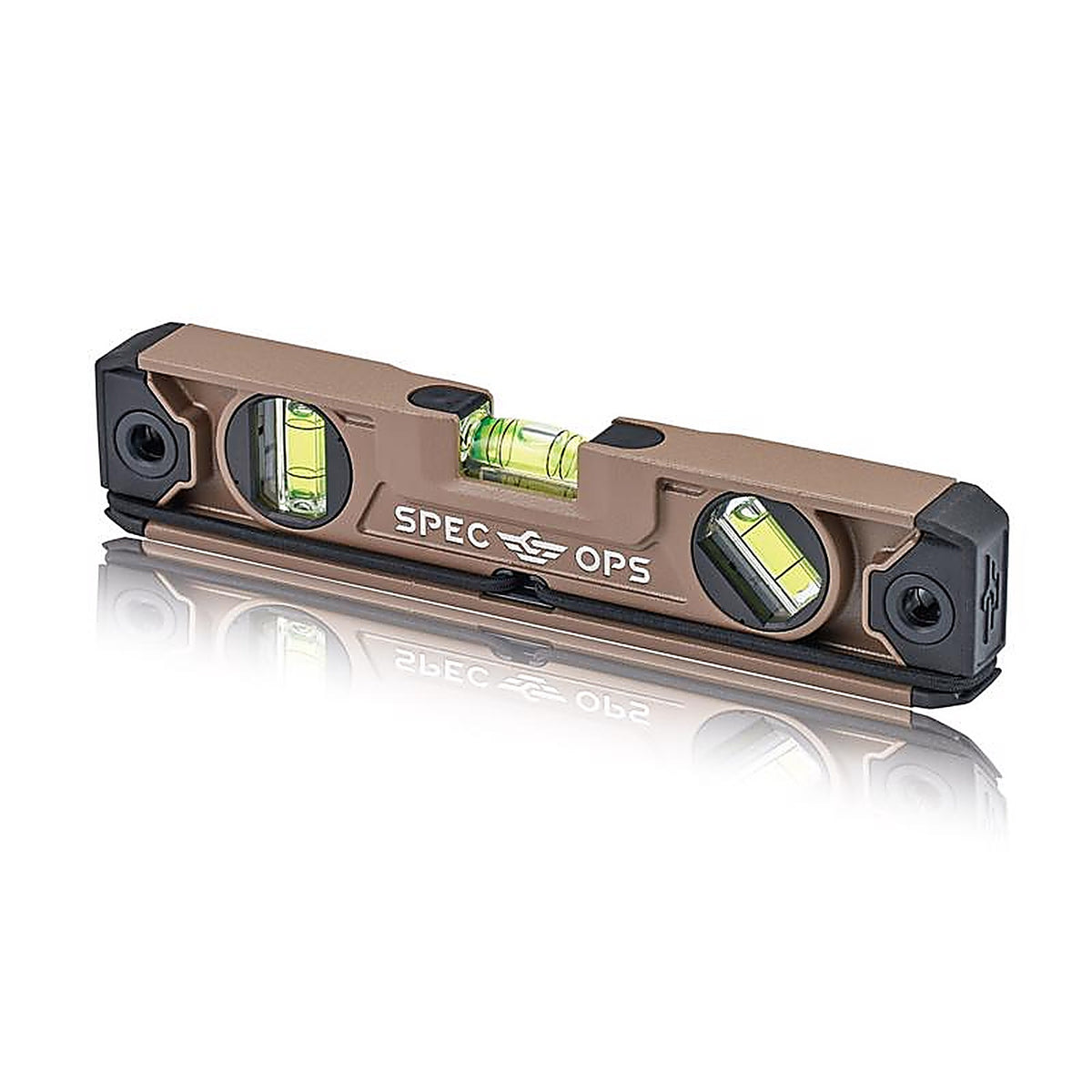Spec Ops - SPEC-TLEVEL - 10 In. Aluminum Magnetic Torpedo Level with Bungee