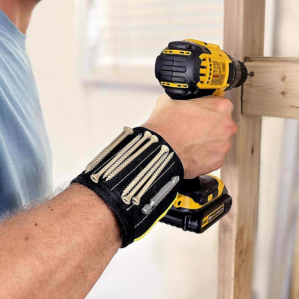 Wrap-It - 100-MSWB-BL - Magsnap 12.25 In. L X 3.25 In. W Black Magnetic Tool Holder 1 Pack