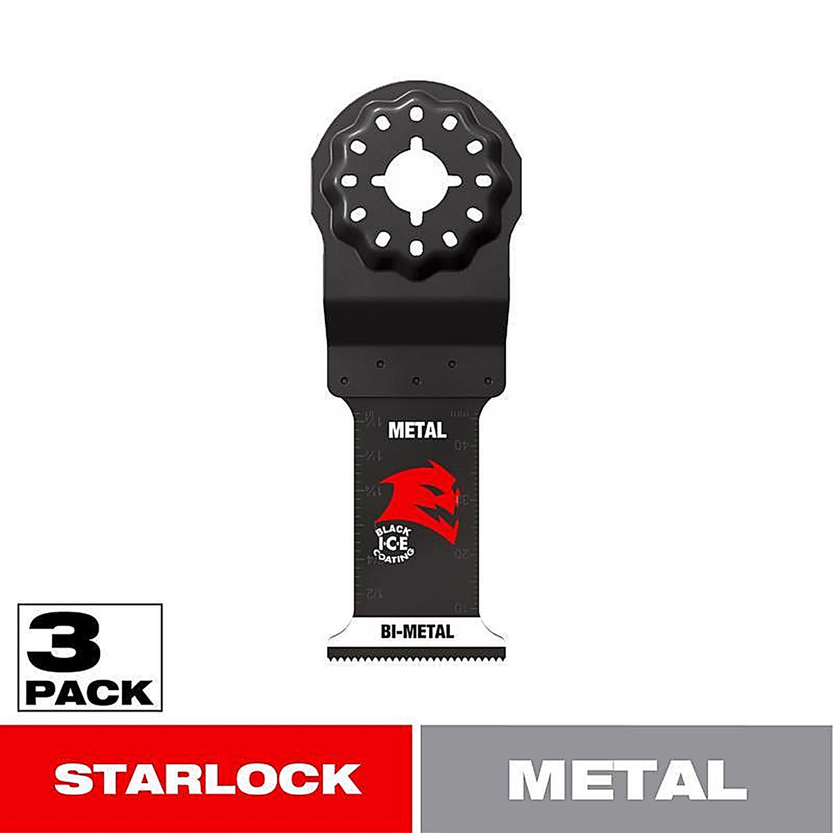 Diablo - DOS125BF3 - Starlock 1-1/4 In. W Bi-Metal Curved Contact Edge Oscillating Blade Metal 3 Pack
