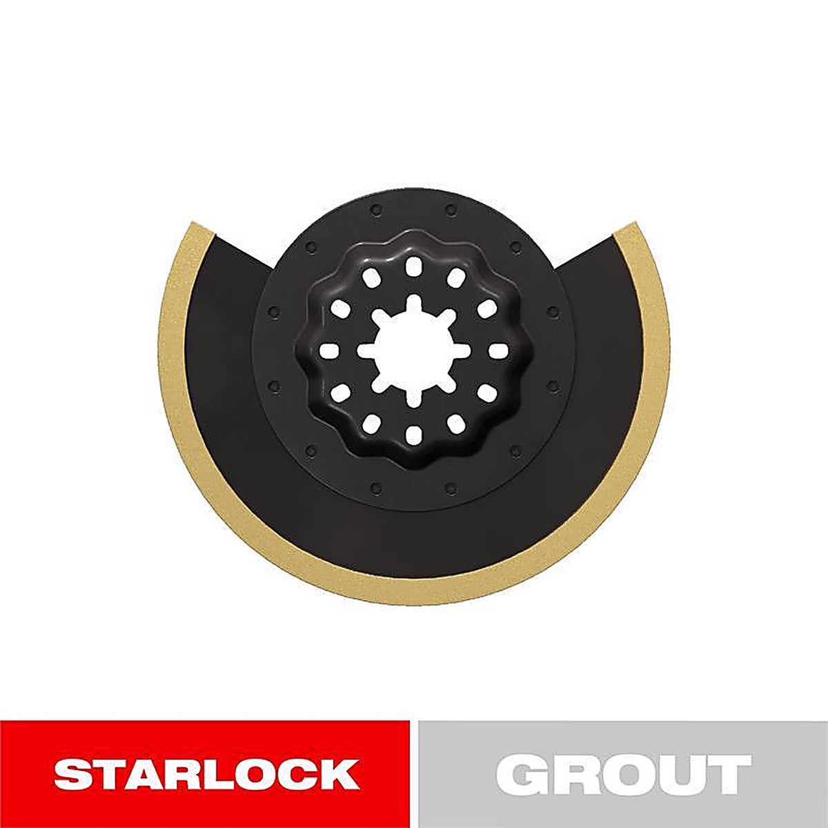 Diablo - DOS3375RCGX - Starlock 3-3/8 In. X 3-3/8 In. W Carbide Grit Oscillating Grout Removal Blade Grout 1 Pack