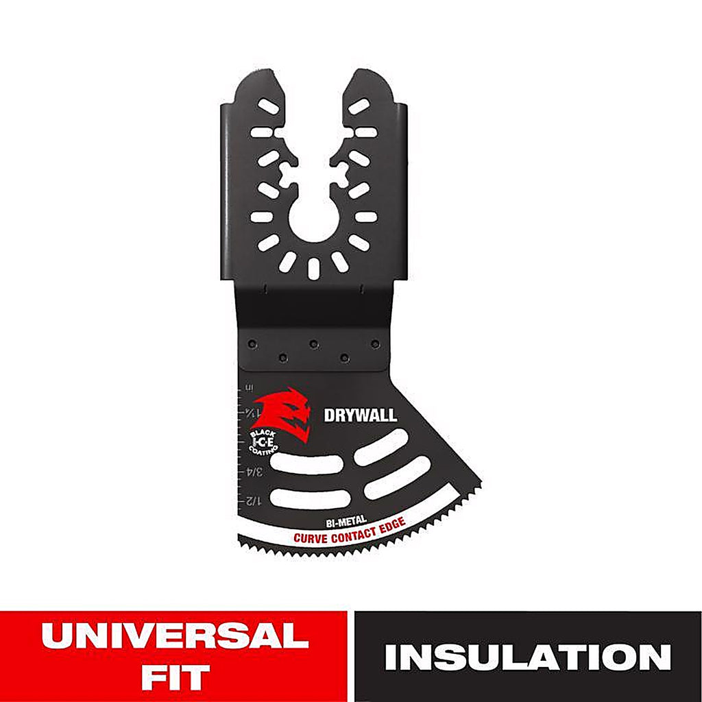 Diablo - DOU350RI - 3-1/2 In. X 3-1/2 In. W Bi-Metal Curved Contact Edge Oscillating Blade Insulation 1 Pack