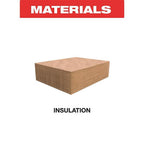 Diablo - DOU350RI - 3-1/2 In. X 3-1/2 In. W Bi-Metal Curved Contact Edge Oscillating Blade Insulation 1 Pack