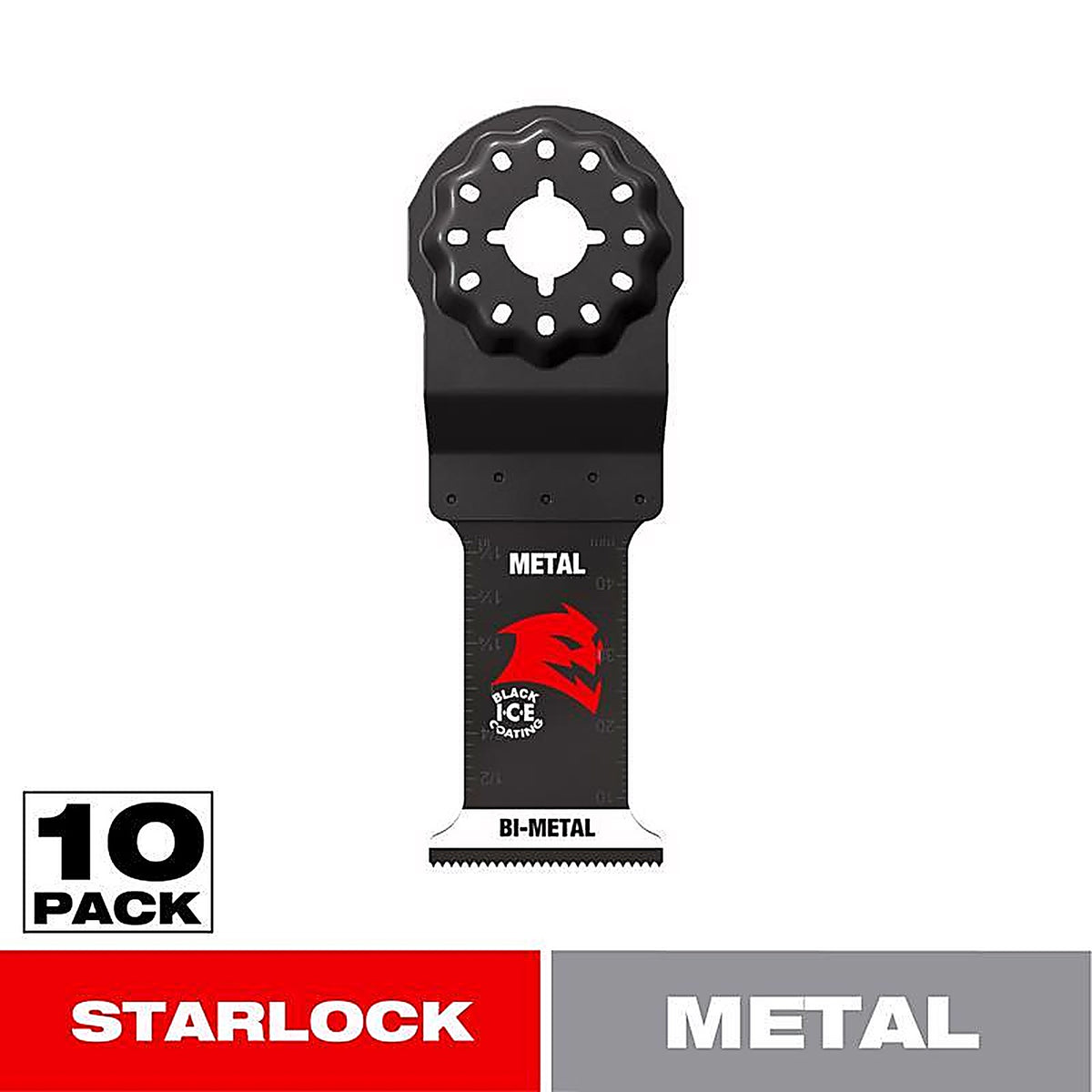 Diablo - DOS125BF10 - Starlock 1-1/4 In. W Bi-Metal Curved Contact Edge Oscillating Blade Metal 10 Pack