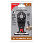 Diablo - DOS250BW10 - Starlock 2-1/2 In. W Bi-Metal Curved Contact Edge Oscillating Blade Nail-Embedded Wood 10 Pack