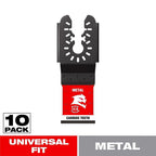 Diablo - DOU125CF10 - 1-1/4 In. W Carbide Oscillating Blade Metal 10 Pack
