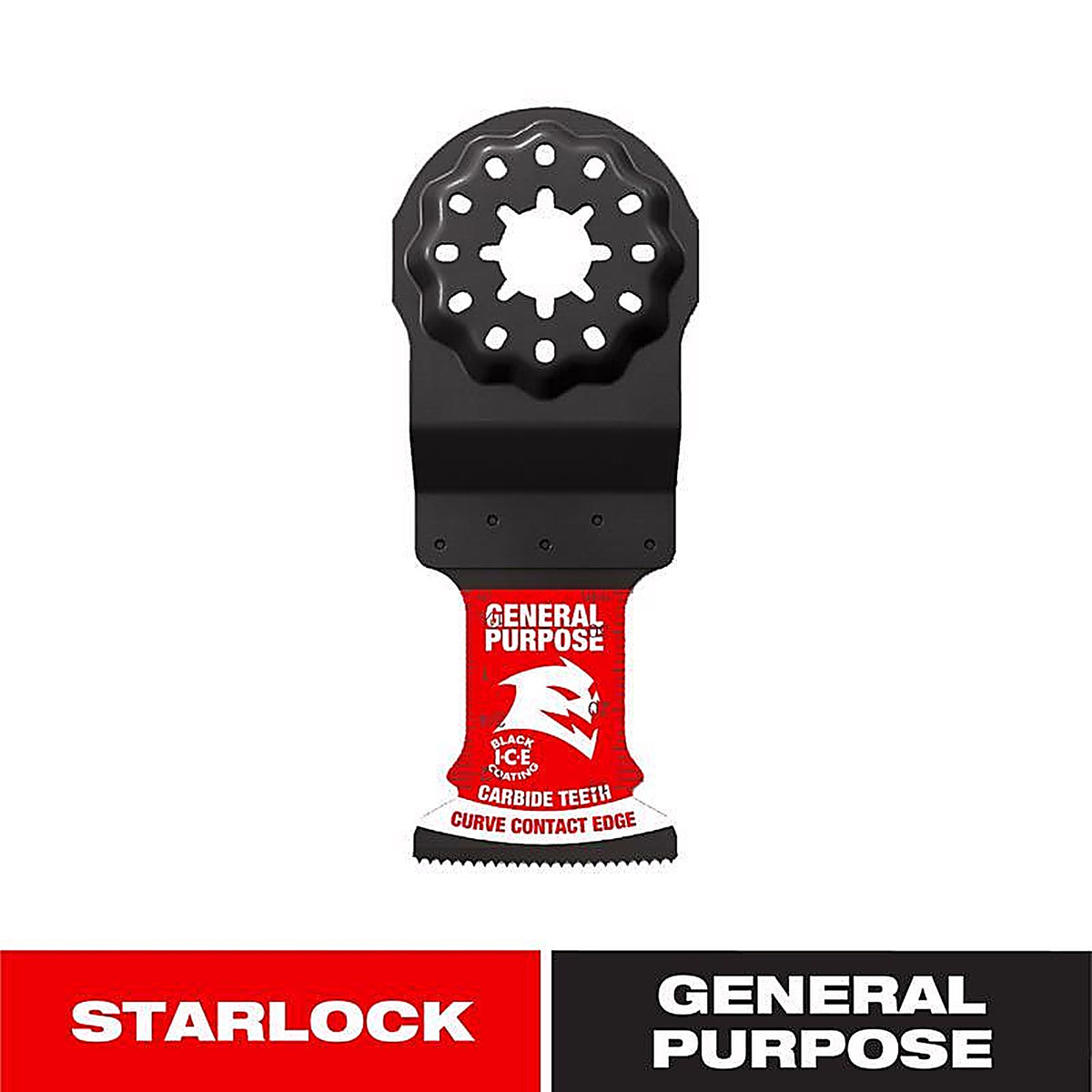 Diablo - DOS125CGP - Starlock 1-1/4 In. W Carbide Curved Contact Edge Oscillating Blade General Purpose Cuts 1 Pack