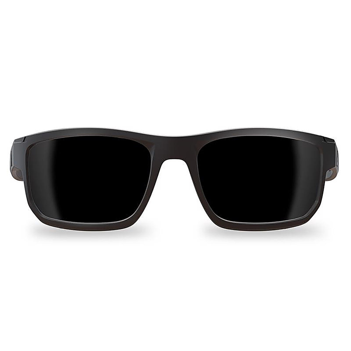 Edge Eyewear - ZDF116VS-SL - Defiance Anti-Fog Polarized Wayfarer Safety Glasses Smoke Lens Black Frame 1 Pack
