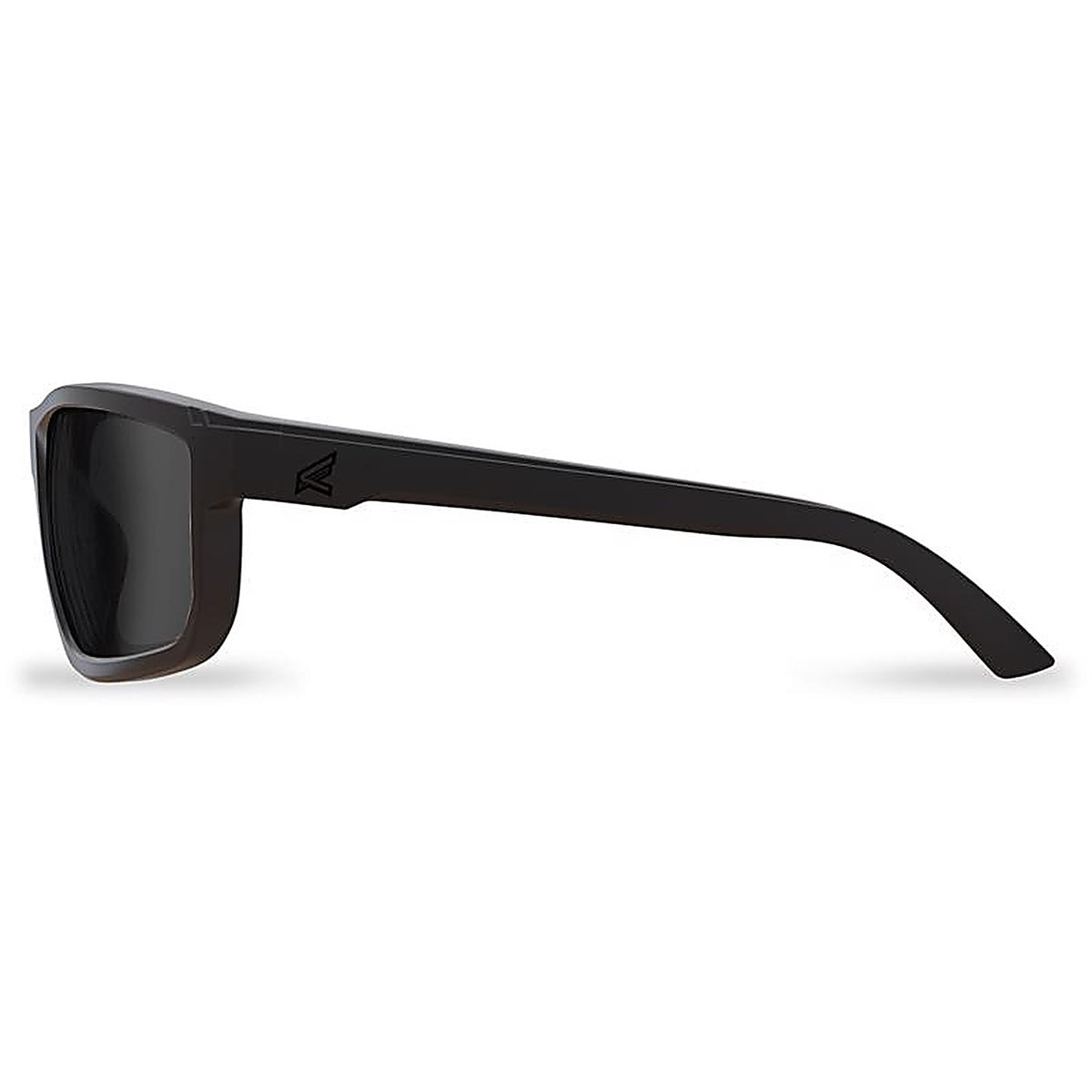 Edge Eyewear - ZDF116VS-SL - Defiance Anti-Fog Polarized Wayfarer Safety Glasses Smoke Lens Black Frame 1 Pack
