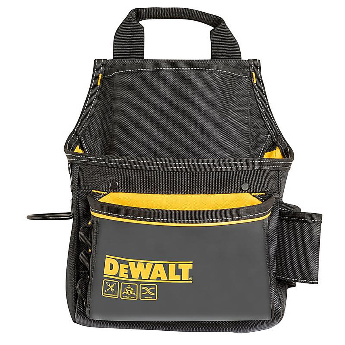 DeWalt - DWST540101 - 12 Pocket Ballistic Nylon Professional Tool Pouch Black/Yellow