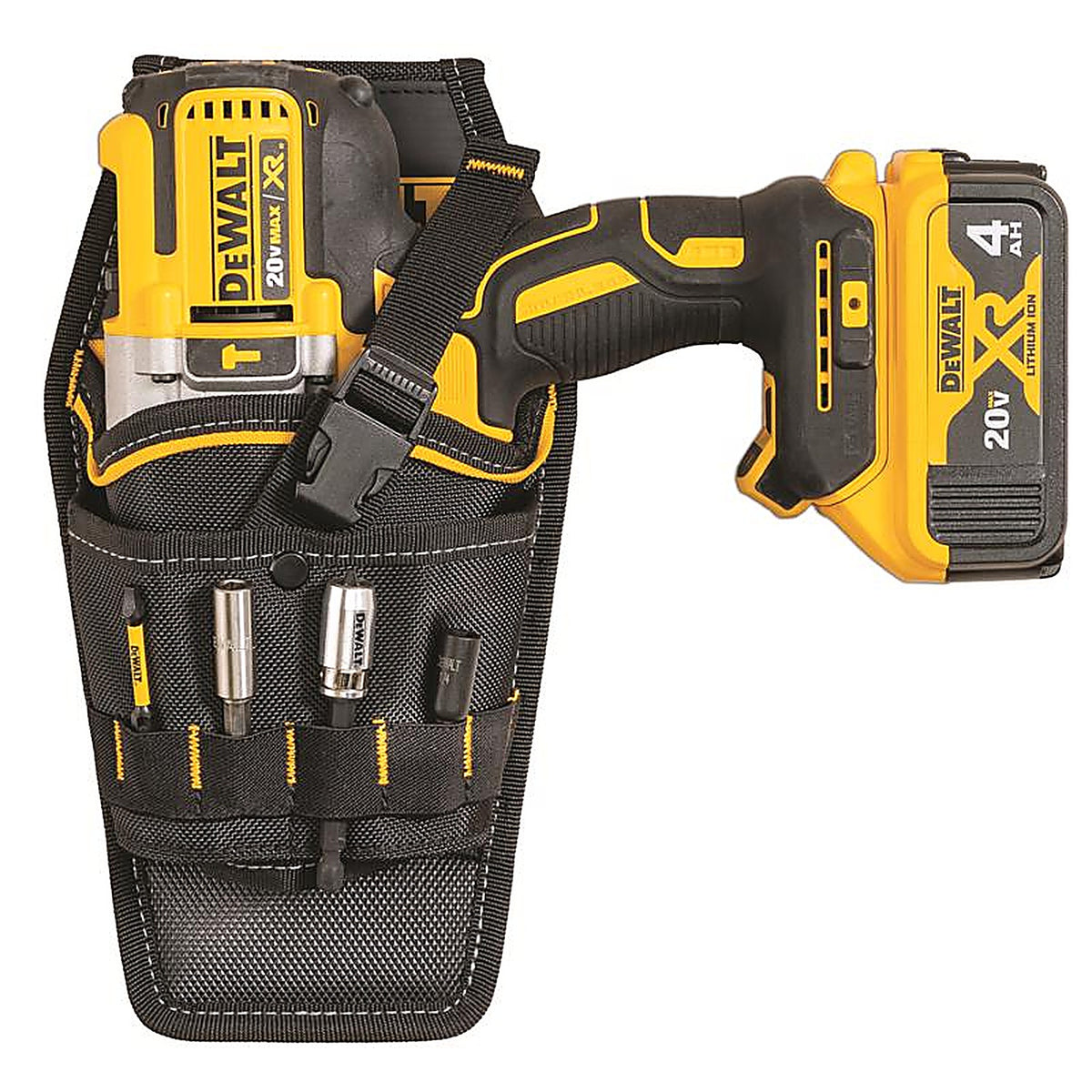 DeWalt - DWST540502 - 13 Pocket Ballistic Nylon Professional Drill Holster Black/Yellow