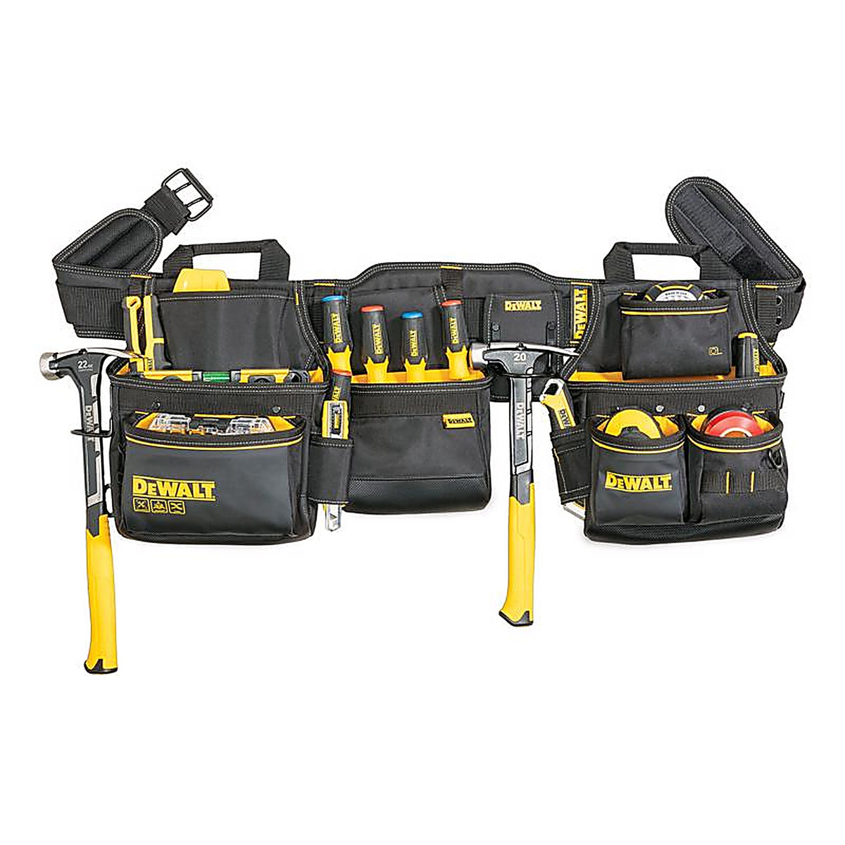 DeWalt - DWST540601 - 26 Pocket Ballistic Nylon Professional Tool Rig Black/Yellow