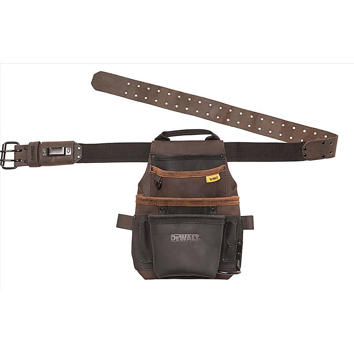 DeWalt - DWST550115 - 12 Pocket Leather Tool Pouch Brown
