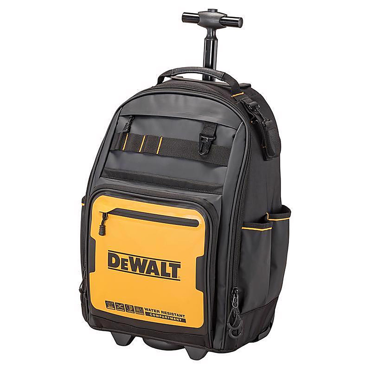 DeWalt - DWST560101 - Polyester/Tarpaulin Pro Backpack on Wheels Tool Bag 46 Pocket Black/Yellow 1 Piece