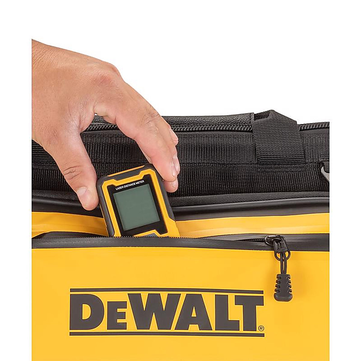 DeWalt - DWST560103 - Polyester/Tarpaulin Open Mouth All-Purpose Tool Bag 19 Pocket Black/Yellow 1 Piece
