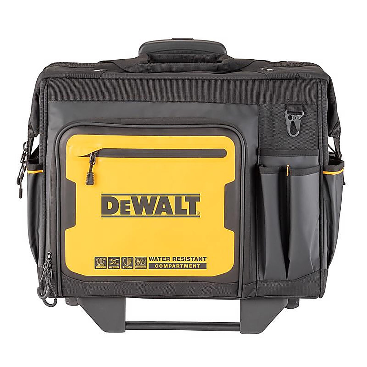 DeWalt - DWST560107 - Ballistic Nylon Tool Bag on Wheels Roller Tool Bag 27 Pocket Black/Yellow 1 Piece