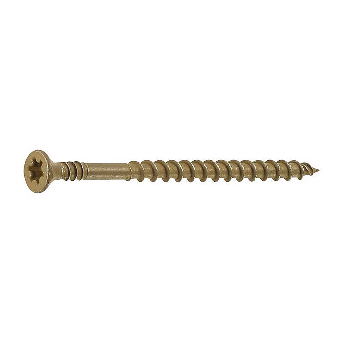 Fastenmaster - SD-28-WDCH8300 - No. 8 Ga. X 3 In. L Gold Torx Star Head Deck Screws 1000 Pack