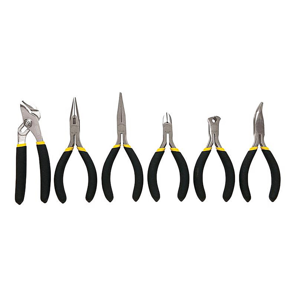 Stanley - 84-079 - 6 Piece Steel Bi-Material Mini Pliers Set