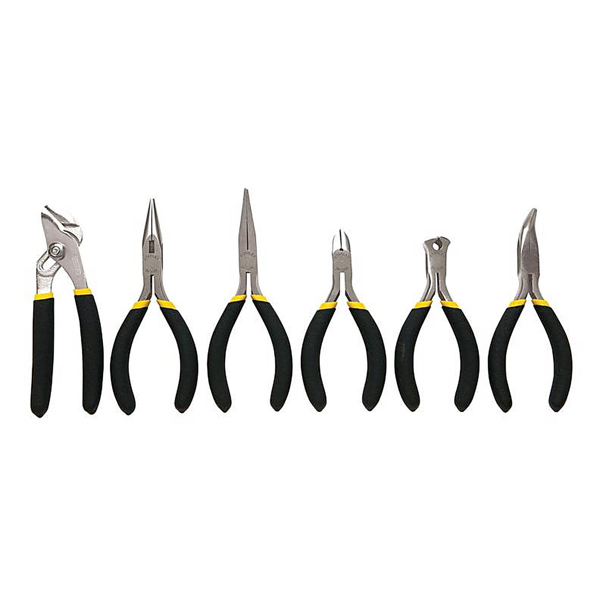 Stanley - 84-079 - 6 Piece Steel Bi-Material Mini Pliers Set
