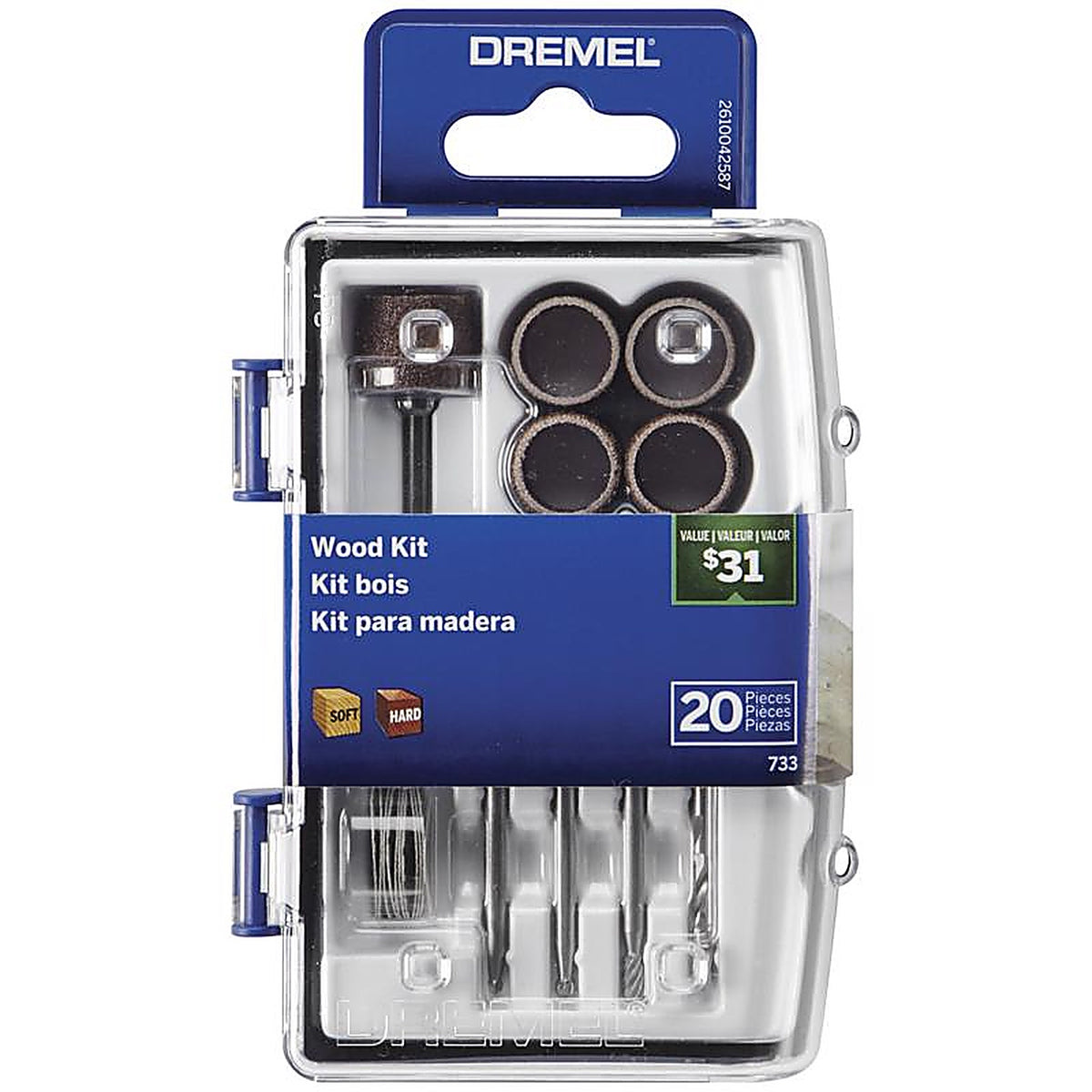 Dremel - 733-01 - Rotary Accessory Kit 20 Piece