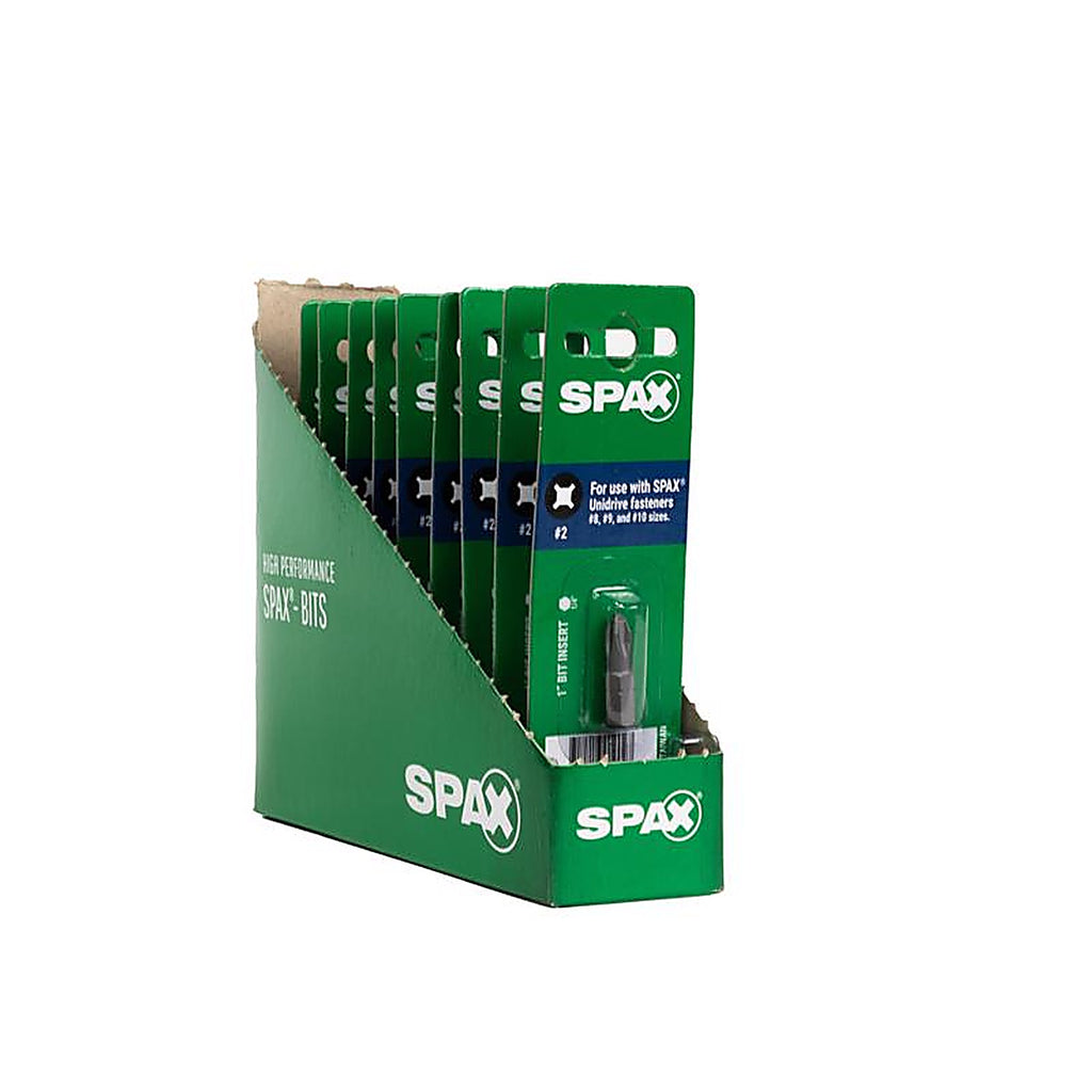 Spax - 5000009190009 - Phillips/Square Bit Driver 1 In. 1 Piece
