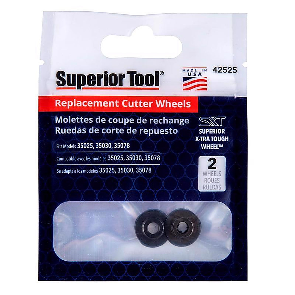 Superior Tool 42525 Replacement Cutter Wheel Black