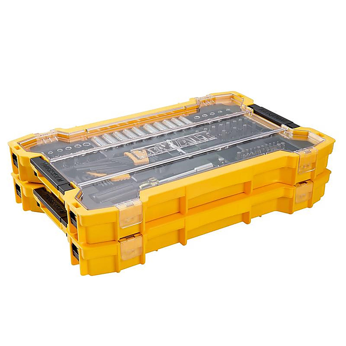 DeWalt - DWMT45403 - Toughsystem 3/8 and 1/2 In. Drive Metric/SAE Mechanics Tool Set 85 Piece