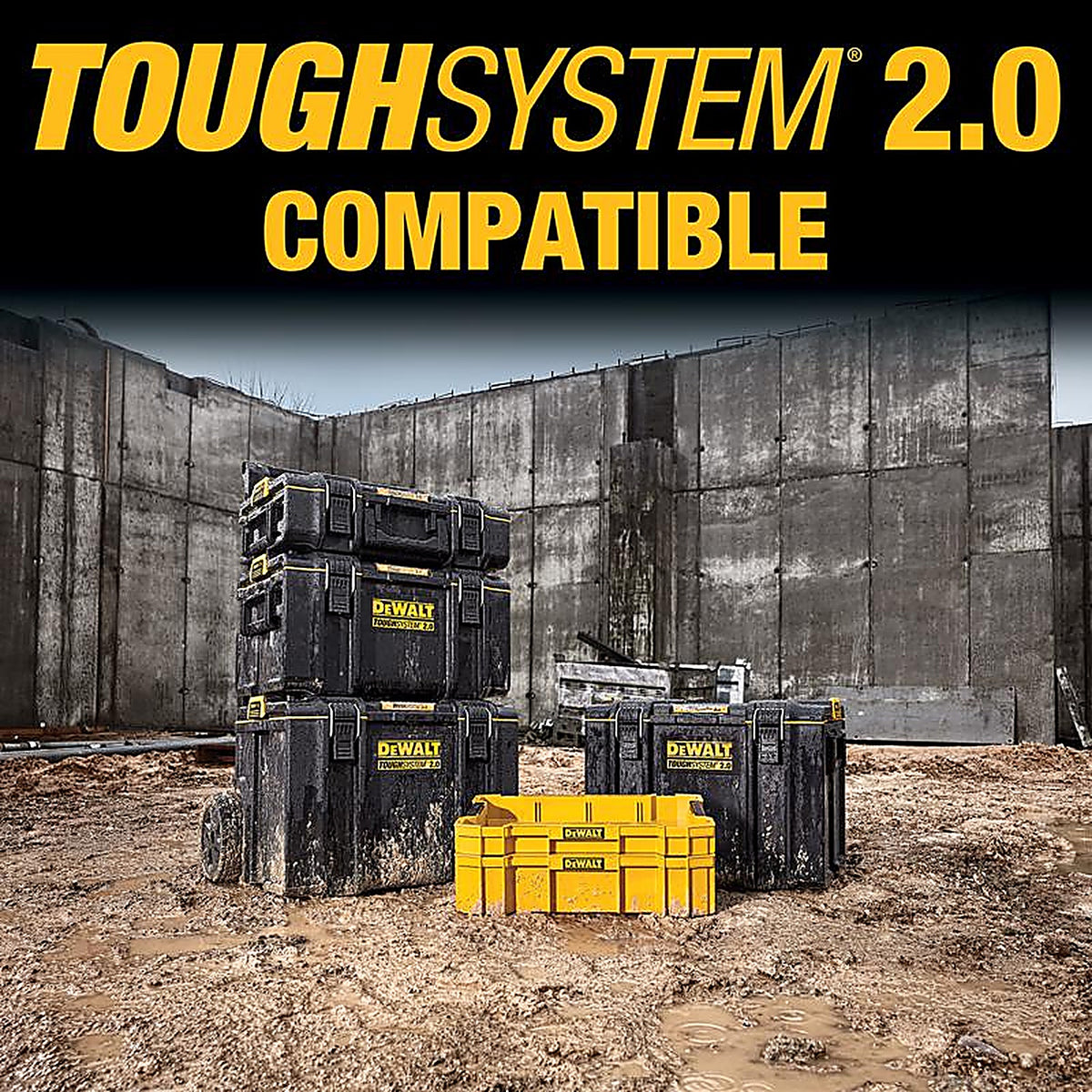 DeWalt - DWMT45403 - Toughsystem 3/8 and 1/2 In. Drive Metric/SAE Mechanics Tool Set 85 Piece