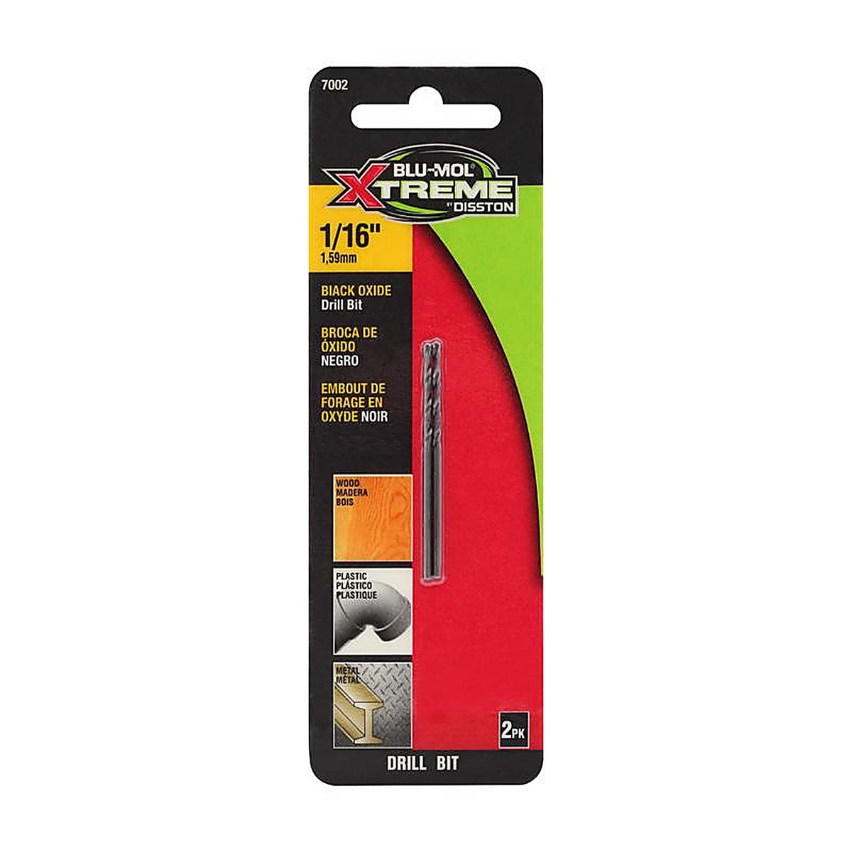 Blu-Mol Xtreme - E0217002 - 1/16 In. High Speed Steel Drill Bit 1 Pack