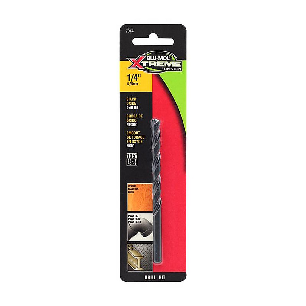 Blu-Mol Xtreme - E0217014 - 1/4 In. High Speed Steel Drill Bit 1 Pack