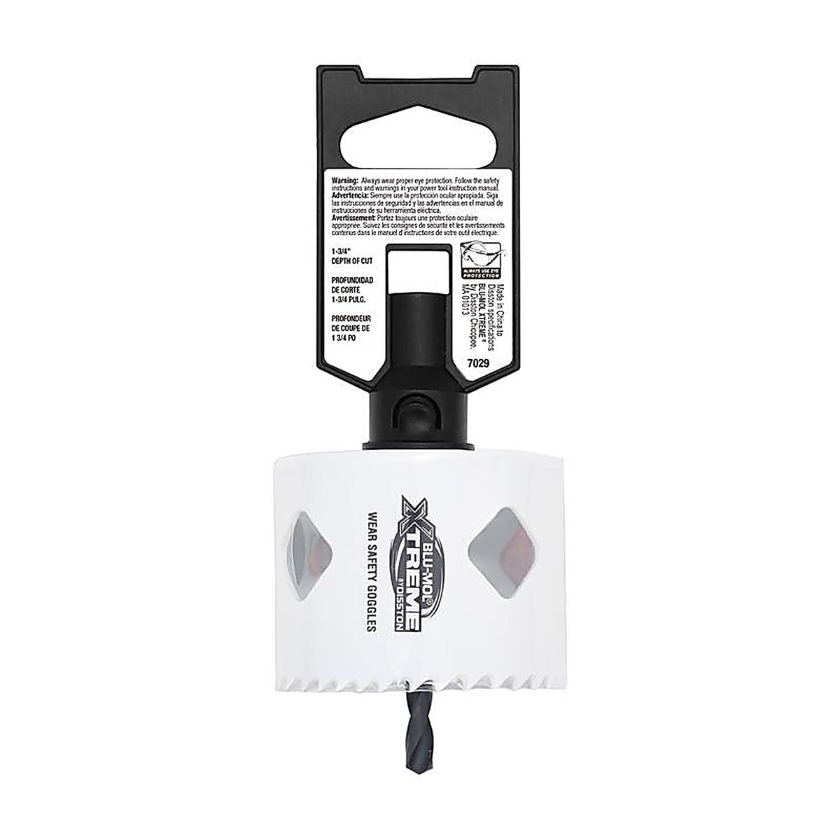 Blu-Mol Xtreme - E0217029 - 2-1/2 In. Bi-Metal 1/4 In. D Hole Saw